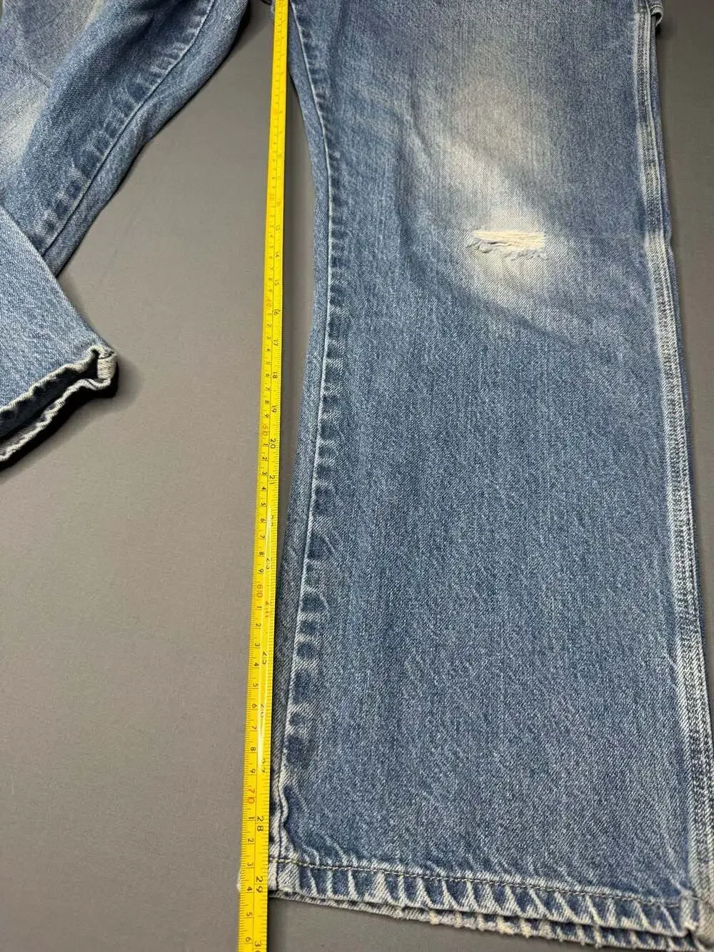 Vintage Dickies Relaxed Fit Carpenter Utility Work Jeans Light Wash Denim 38